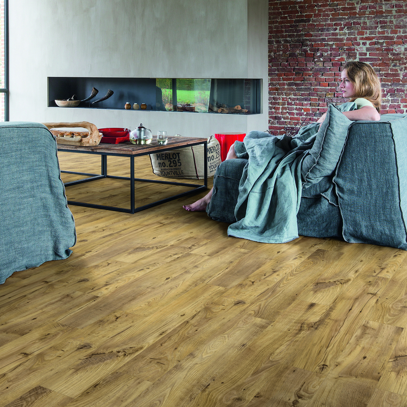 QS Alpha Vinyl BLOS BASE планка AVSPT 40029 Каштан винтажный натуральный