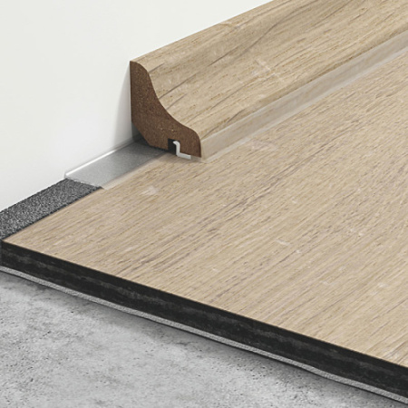 ПВХ-профиль для плинтуса/скоции Quick Step Vinyl NEHSTRIPSCOT15 5х8х15000/ 15