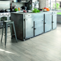 QS Alpha Vinyl BLOS планка AVSPU 40030 Дуб каньон серый пилёный