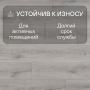 Ламинат Quick Step Classic Plus Hydro (RUS) CLH 5786 Дуб пепельный серый