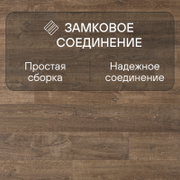 Ламинат Quick Step Perspective Hydro (Rus) PER3579 Дуб природный коричневый